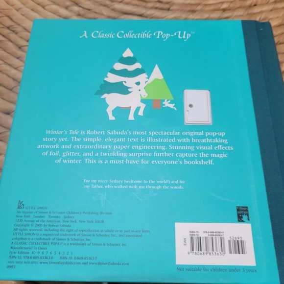 Robert Sabuda Pop Up Book, A Winters Tale - Picture 2 of 7